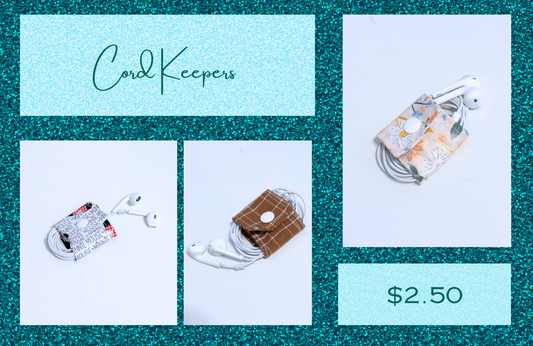 Handmade Cord Keepers
