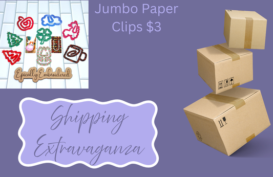 12.13 Jumbo Paper Clips/ Bookmarks