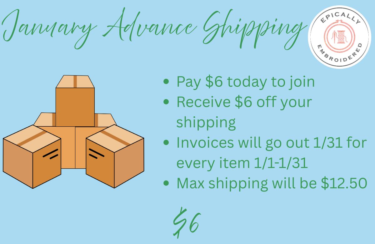 January Advance Shipping