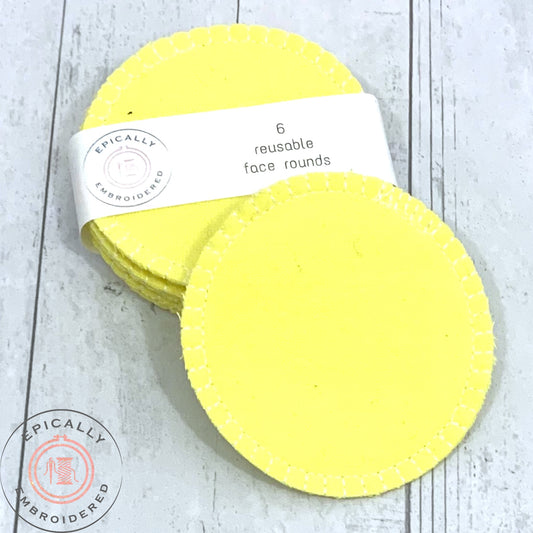 Yellow Submarine Reusable Face Rounds